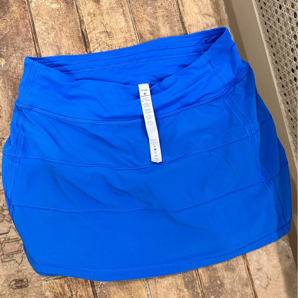 Lululemon Pace Rival Skirt Cobalt Blue
